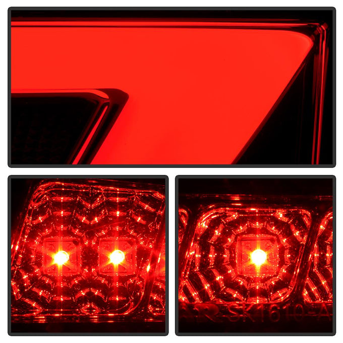 Smoke LED Tail Lights <br>05-08 Audi A6