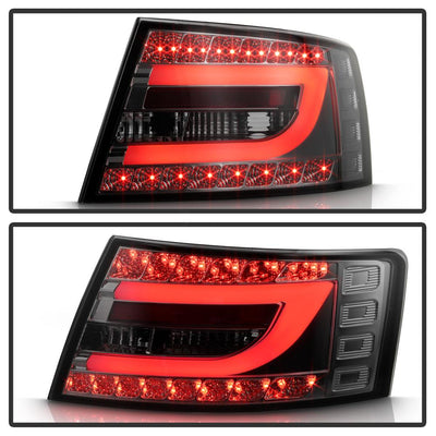 Smoke LED Tail Lights <br>05-08 Audi A6