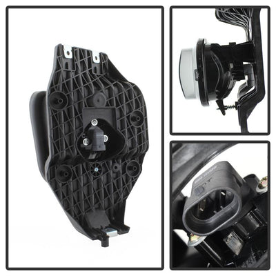 Smoked OEM Fog Lights W/Switch <br>11-16 Ford F-250 F-350 F-450 Super Duty F-550 Super Duty