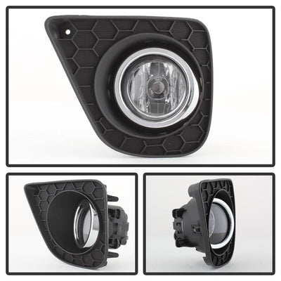 Clear OEM Fog Lights w/Switch <br>13-15 Honda Accord