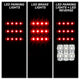 Black Smoke LED Tail Lights <br>07-17 Jeep Wrangler 18 Jeep Wrangler JK
