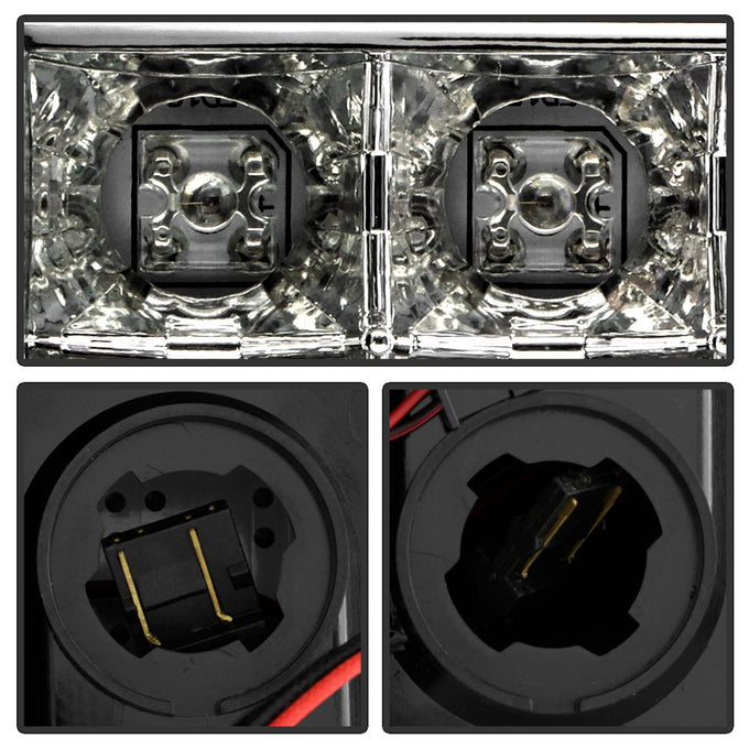 Black LED Tail Lights <br>14-18 Chevrolet Silverado 1500 15-19 2500 HD 3500 HD