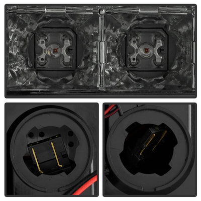 Black Smoke LED Tail Lights <br>14-18 Chevrolet Silverado 1500 15-19 2500 HD 3500 HD