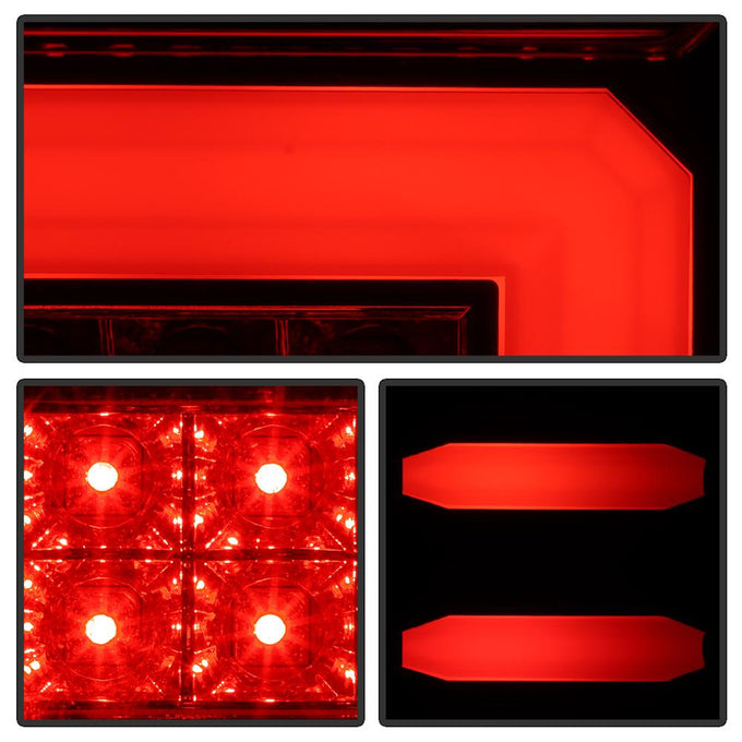 Black Smoke LED Tail Lights <br>14-18 Chevrolet Silverado 1500 15-19 2500 HD 3500 HD