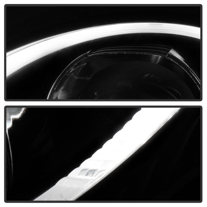 DRL LED Black Projector Headlights <br>05-09 Porsche 911