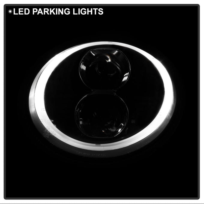 DRL LED Black Projector Headlights <br>05-09 Porsche 911