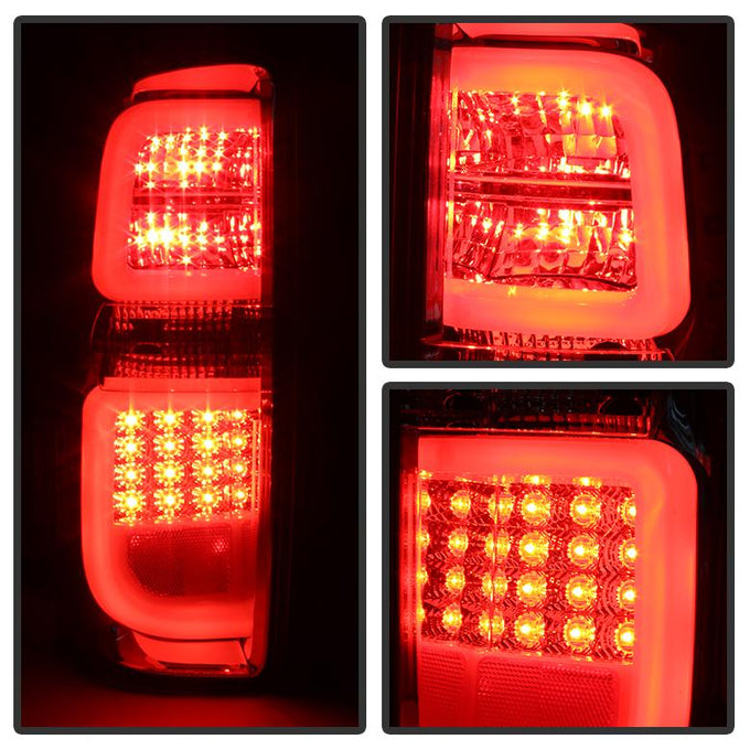 Red Smoke LED Tail Lights <br>14-19 Toyota Tundra