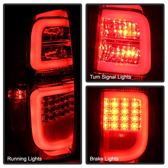Red Smoke LED Tail Lights <br>14-19 Toyota Tundra