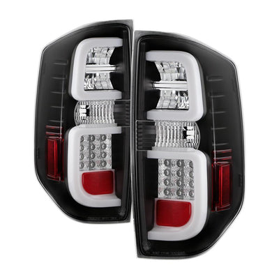 Black LED Tail Lights <br>14-19 Toyota Tundra