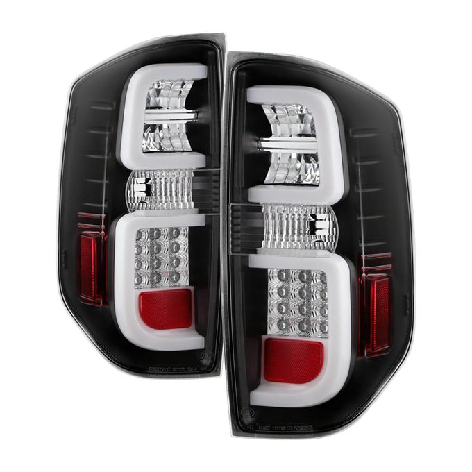 Black LED Tail Lights <br>14-19 Toyota Tundra