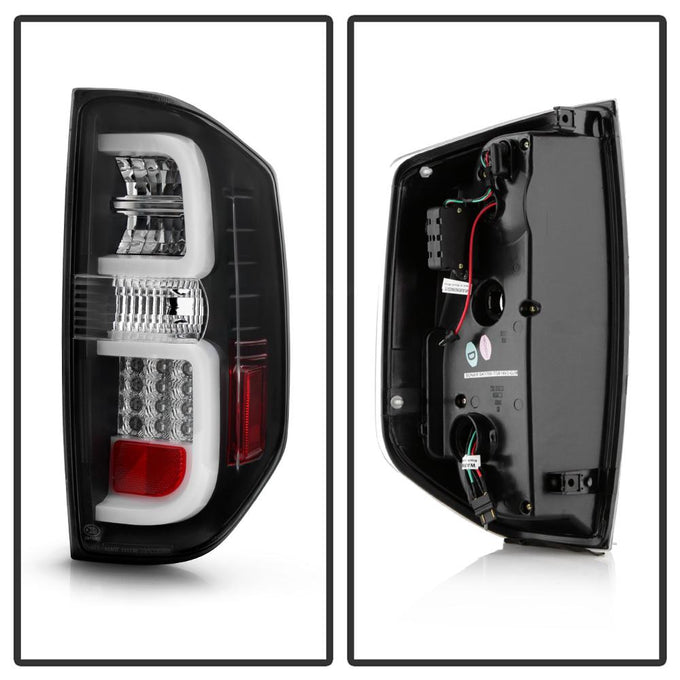 Black LED Tail Lights <br>14-19 Toyota Tundra
