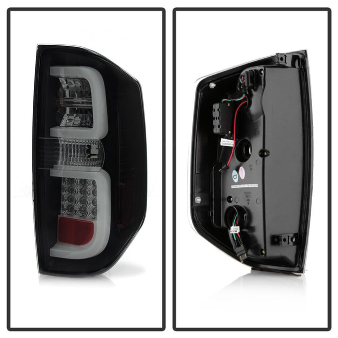 Black Smoke LED Tail Lights <br>14-19 Toyota Tundra