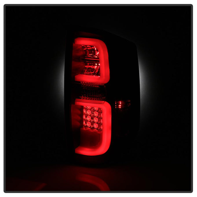 Black Smoke LED Tail Lights <br>14-19 Toyota Tundra