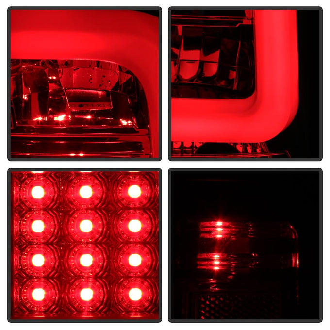 Black Smoke LED Tail Lights <br>14-19 Toyota Tundra