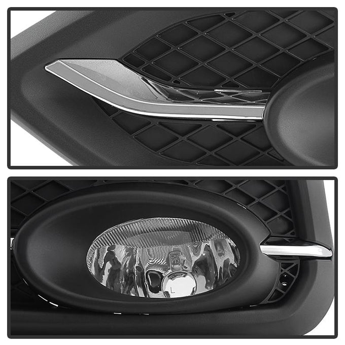 Clear OEM Fog Light w/Switch <br>14-15 Honda Civic