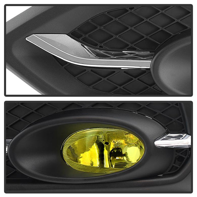 Yellow OEM Fog Light w/Switch <br>14-15 Honda Civic