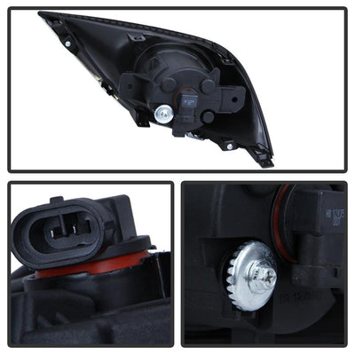 Clear OEM Fog Lights W/Switch <br>15-17 Nissan Versa