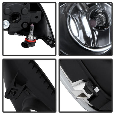 Clear OEM Fog Lights W/Switch <br>15-17 Nissan Versa