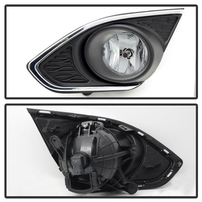 Clear OEM Fog Light W/Universal Switch <br>13-15 Chevrolet Spark