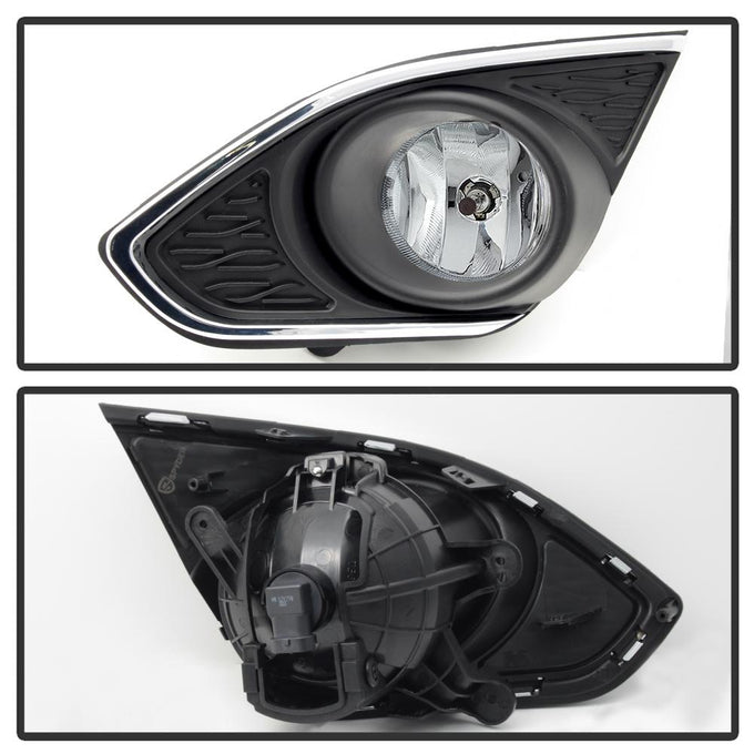 Clear OEM Fog Light W/Universal Switch <br>13-15 Chevrolet Spark
