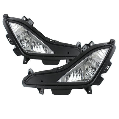 Clear OEM Style Fog Lights W/Switch <br>14-16 Hyundai Elantra Elantra GT 14 Hyundai Elantra Coupe