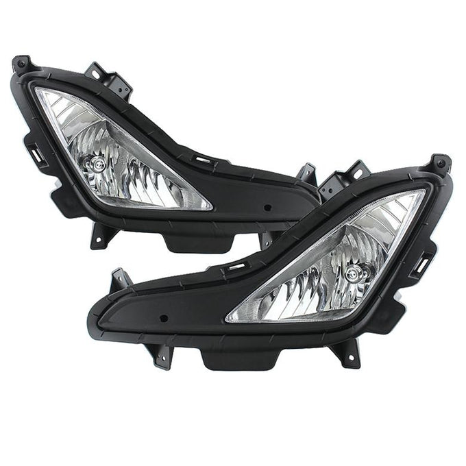 Clear OEM Style Fog Lights W/Switch <br>14-16 Hyundai Elantra Elantra GT 14 Hyundai Elantra Coupe
