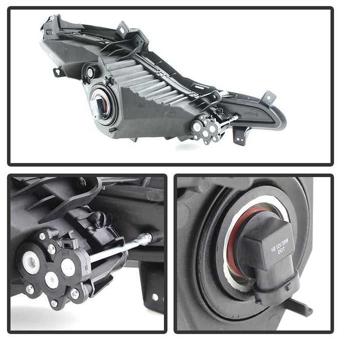 Clear OEM Style Fog Lights W/Switch <br>14-16 Hyundai Elantra Elantra GT 14 Hyundai Elantra Coupe