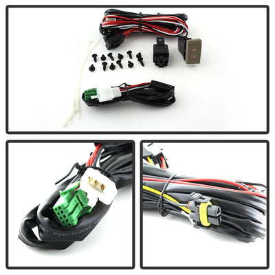 Clear OEM Style Fog Lights W/Switch <br>14-16 Hyundai Elantra Elantra GT 14 Hyundai Elantra Coupe