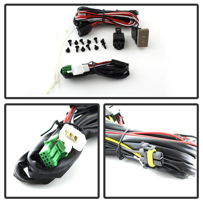 Clear OEM Style Fog Lights W/Switch <br>14-16 Hyundai Elantra Elantra GT 14 Hyundai Elantra Coupe