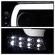Light Bar DRL Black Projector Headlights <br>14-15 GMC Sierra 1500 15-17 GMC Sierra 2500 HD Sierra 3500 HD