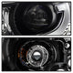 Light Bar DRL Black Projector Headlights <br>13-15 Honda Accord