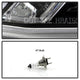 Light Bar DRL Black Projector Headlights <br>13-15 Honda Accord