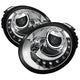 DRL Chrome Projector Headlights <br>98-05 Volkswagen Beetle