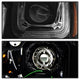 DRL LED Black Black Stripe Projector Headlights <br>14-19 Volkswagen Golf 15-19 Volkswagen Golf R