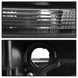 DRL LED Black Black Stripe Projector Headlights <br>14-19 Volkswagen Golf 15-19 Volkswagen Golf R