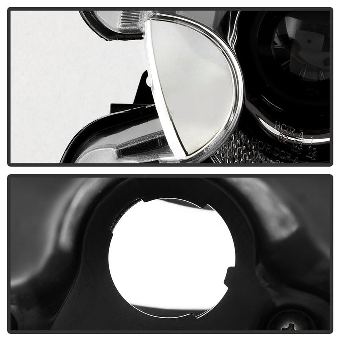 DRL Black Projector Headlights <br>07-12 Mini Cooper