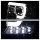 Light Bar DRL Chrome Projector Headlights <br>14-15 GMC Sierra 1500 15-17 GMC Sierra 2500 HD Sierra 3500 HD