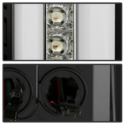Black LED Tail Lights <br>14-18 GMC Sierra 1500 15-19 GMC Sierra 2500 HD Sierra 3500 HD