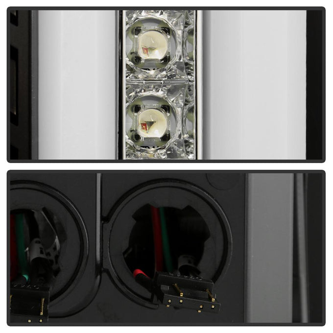 Black LED Tail Lights <br>14-18 GMC Sierra 1500 15-19 GMC Sierra 2500 HD Sierra 3500 HD