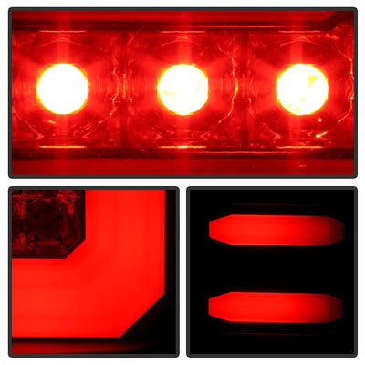 Black LED Tail Lights <br>14-18 GMC Sierra 1500 15-19 GMC Sierra 2500 HD Sierra 3500 HD