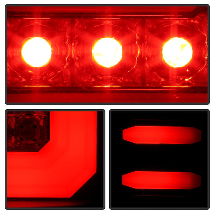 Black LED Tail Lights <br>14-18 GMC Sierra 1500 15-19 GMC Sierra 2500 HD Sierra 3500 HD