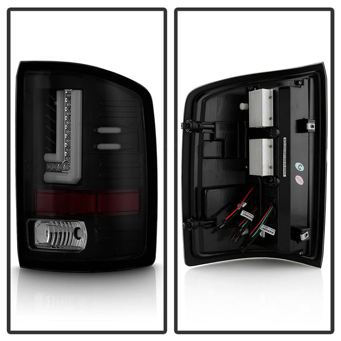 Black Smoke LED Tail Lights <br>14-18 GMC Sierra 1500 2500 HD 3500 HD