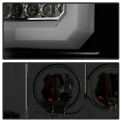 Black Smoke LED Tail Lights <br>14-18 GMC Sierra 1500 2500 HD 3500 HD
