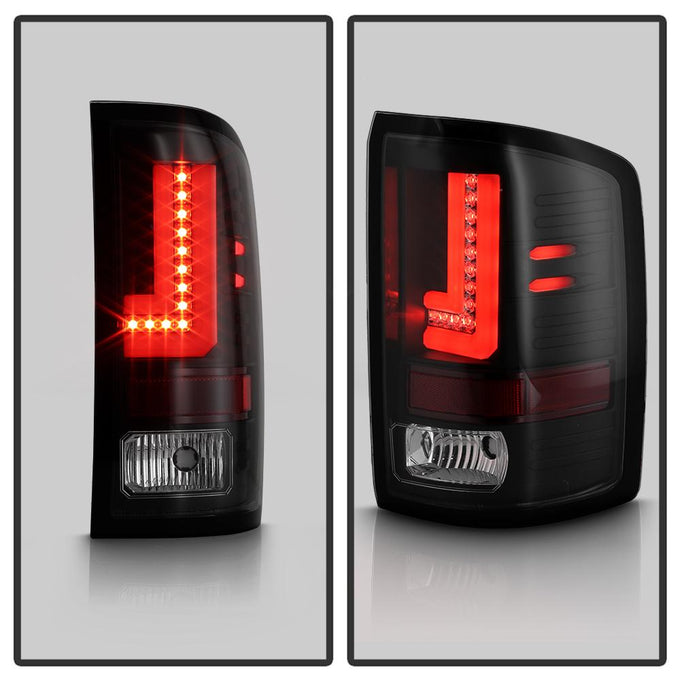 Black Smoke LED Tail Lights <br>14-18 GMC Sierra 1500 2500 HD 3500 HD