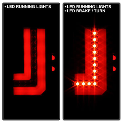 Black Smoke LED Tail Lights <br>14-18 GMC Sierra 1500 2500 HD 3500 HD