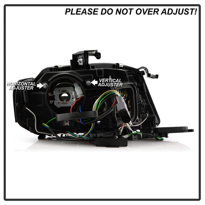 DRL LED Black Projector Headlights <br>09-12 Audi A4 A4 Quattro
