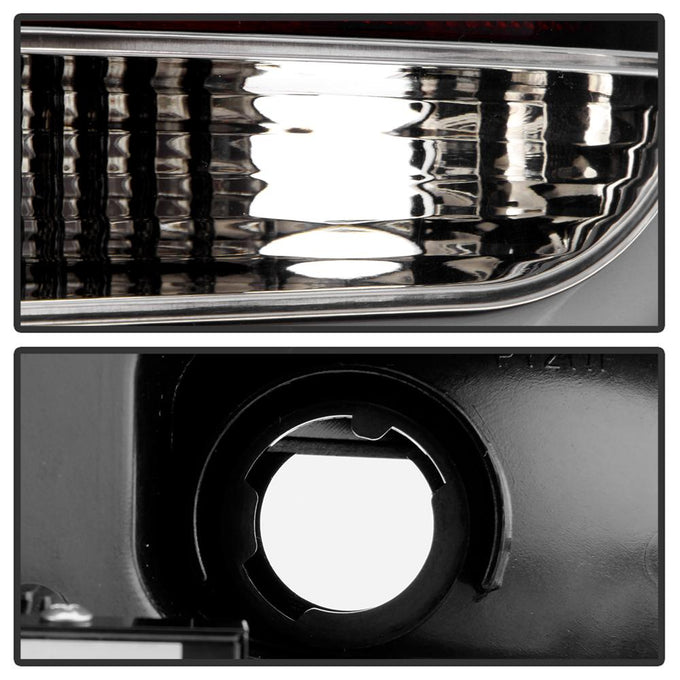 Black LED Tail Lights <br>05-08 Audi A6