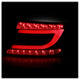 Black LED Tail Lights <br>05-08 Audi A6