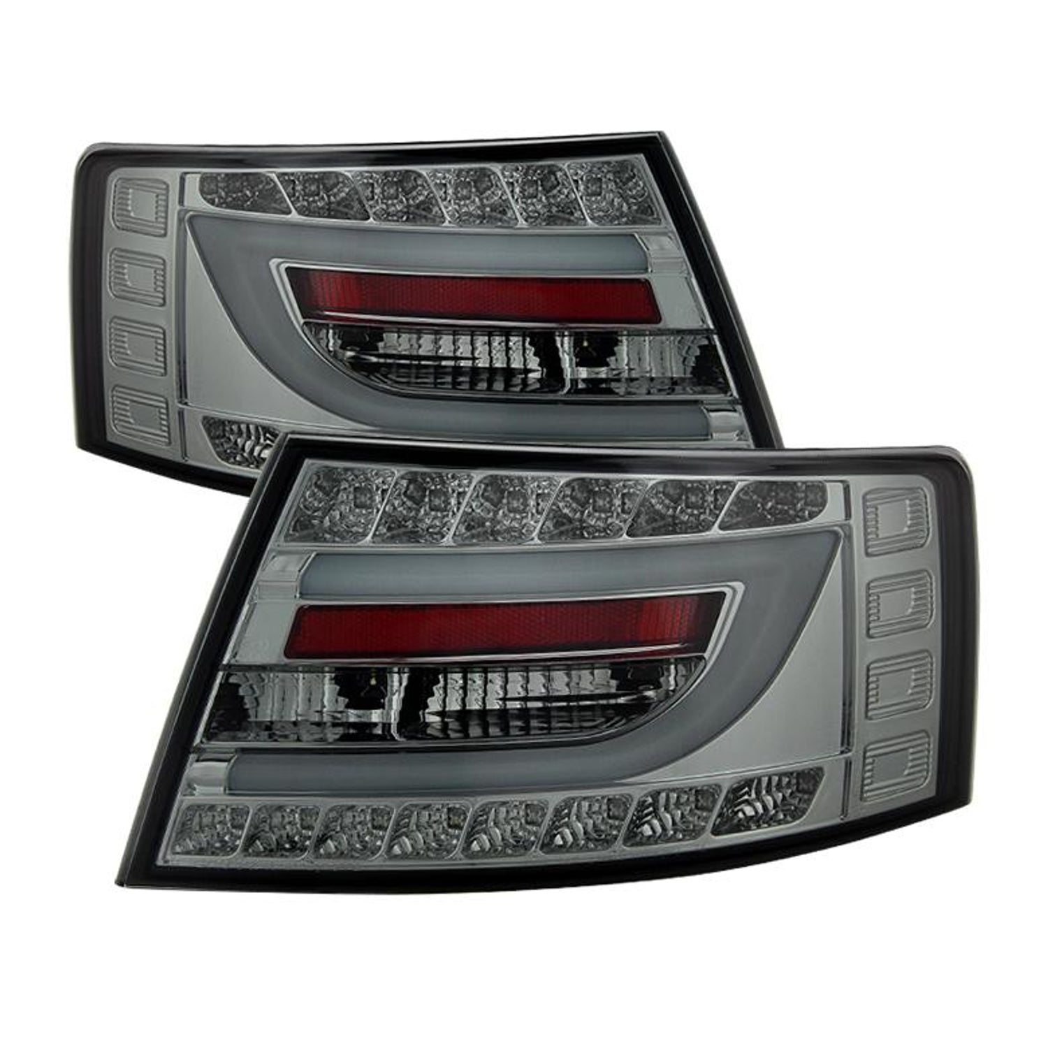 Smoke LED Tail Lights <br>05-08 Audi A6