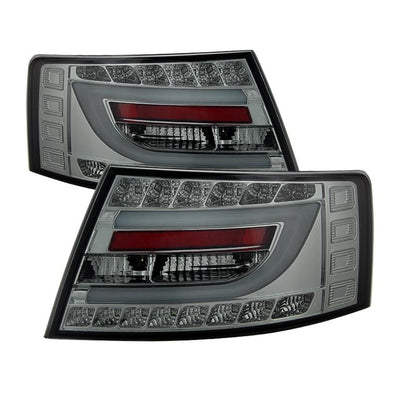 Smoke LED Tail Lights <br>05-08 Audi A6